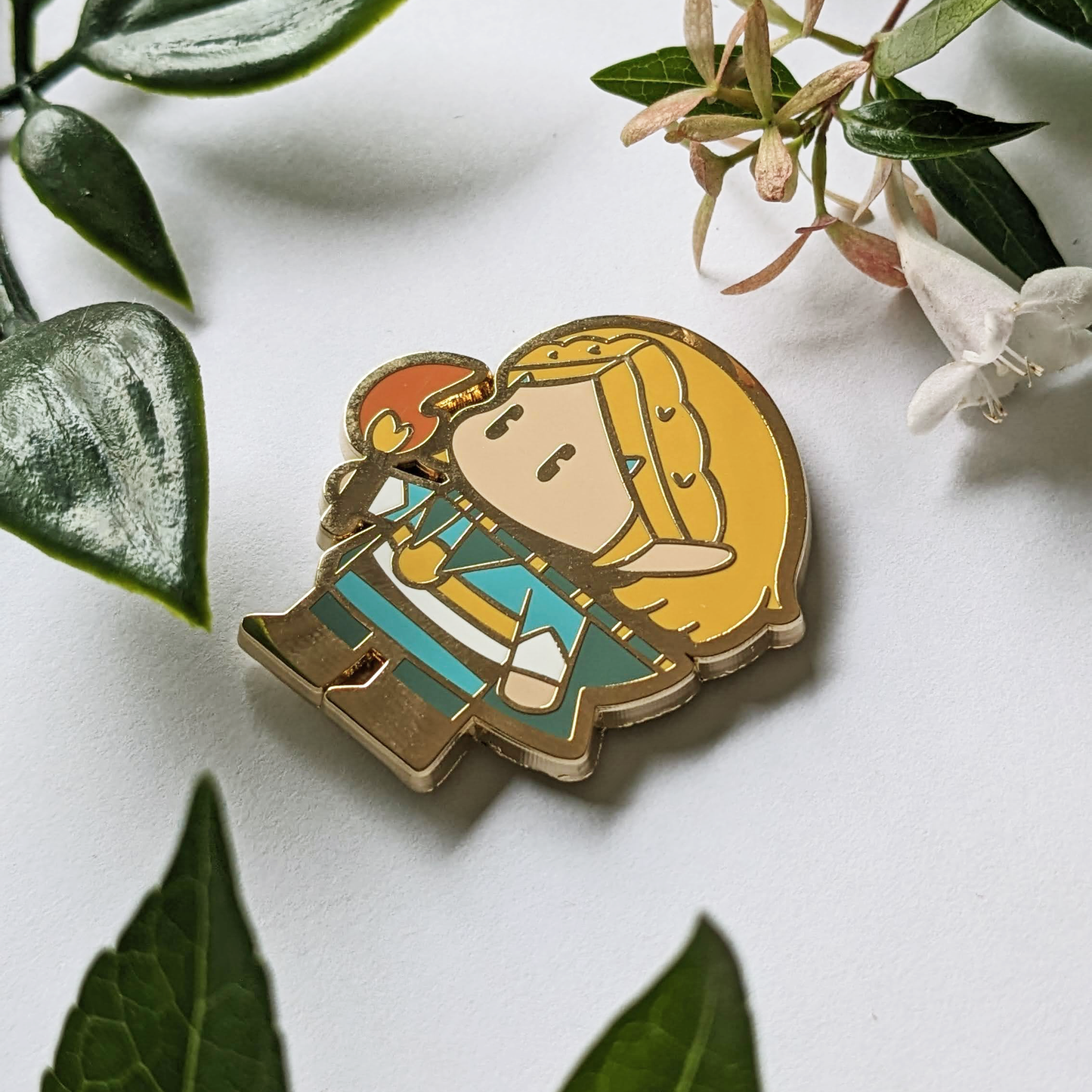 Set of 2 Pins - Chibi Link & Zelda