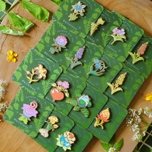 Set of 15 pins - Ultimate Flower Pack