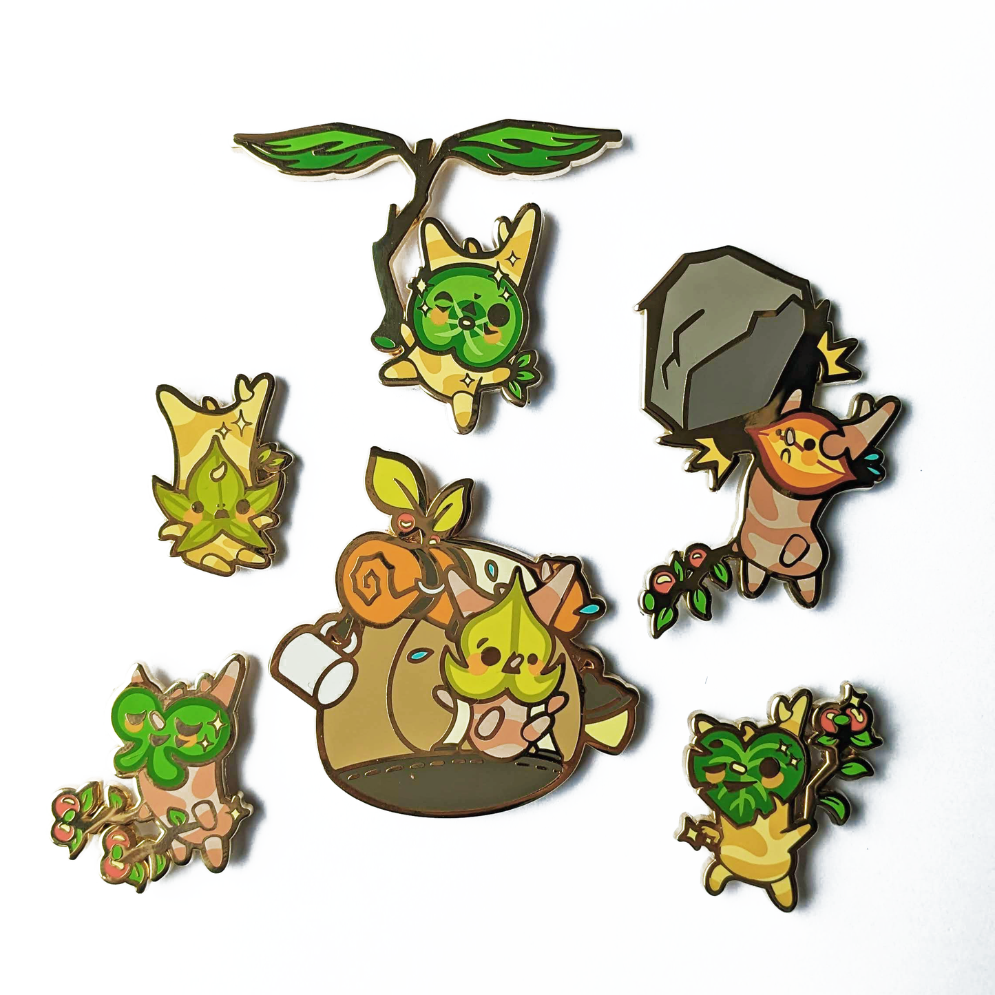 Set of 6 Pins - Korok Friends