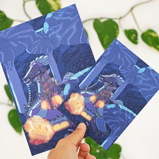 Print A6/A5 (4x6/6x8in) - Stable at Night