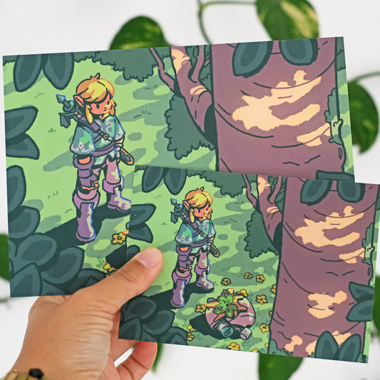 Print A6/A5 (4x6/6x8in) - Sleeping Korok