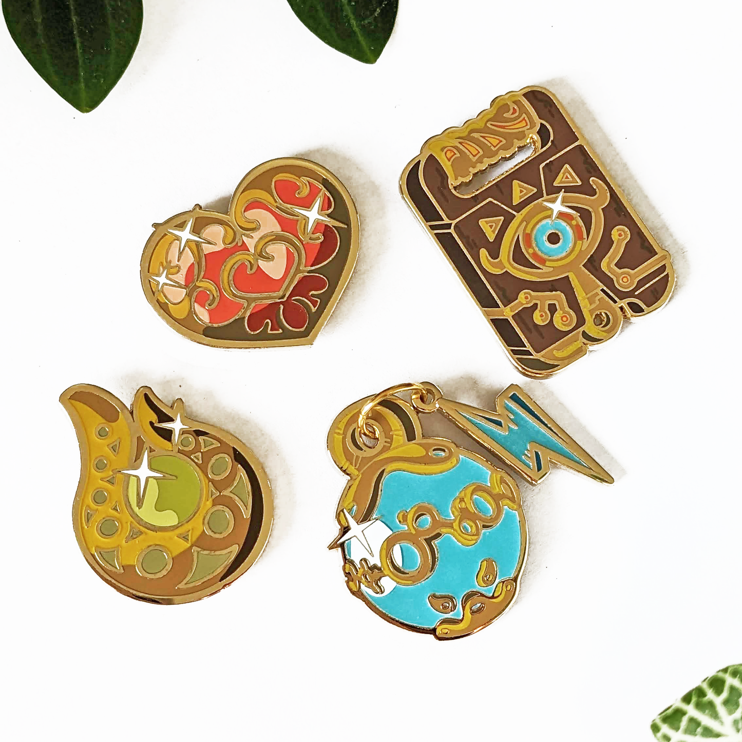Set of 4 Pins - Breath of the Wild Hero Kit