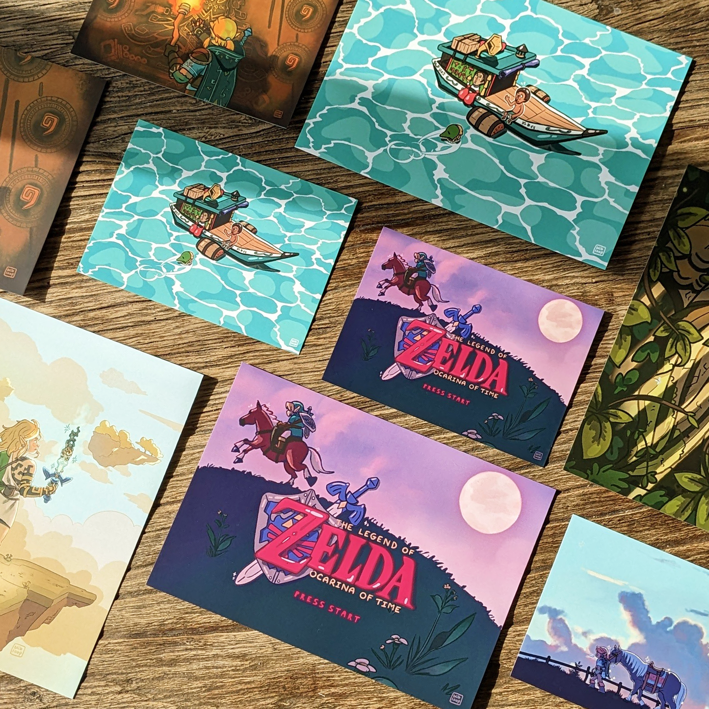 Print A6/A5 (4x6/6x8in) - Ocarina of Time Intro Screen