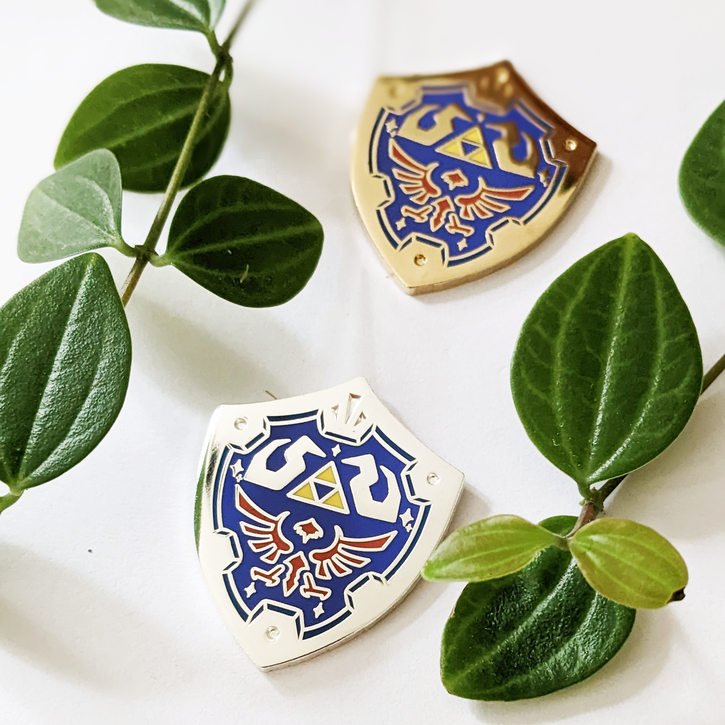 Pin Sets - Master Sword & Hyrule Shield - Gold & Silver