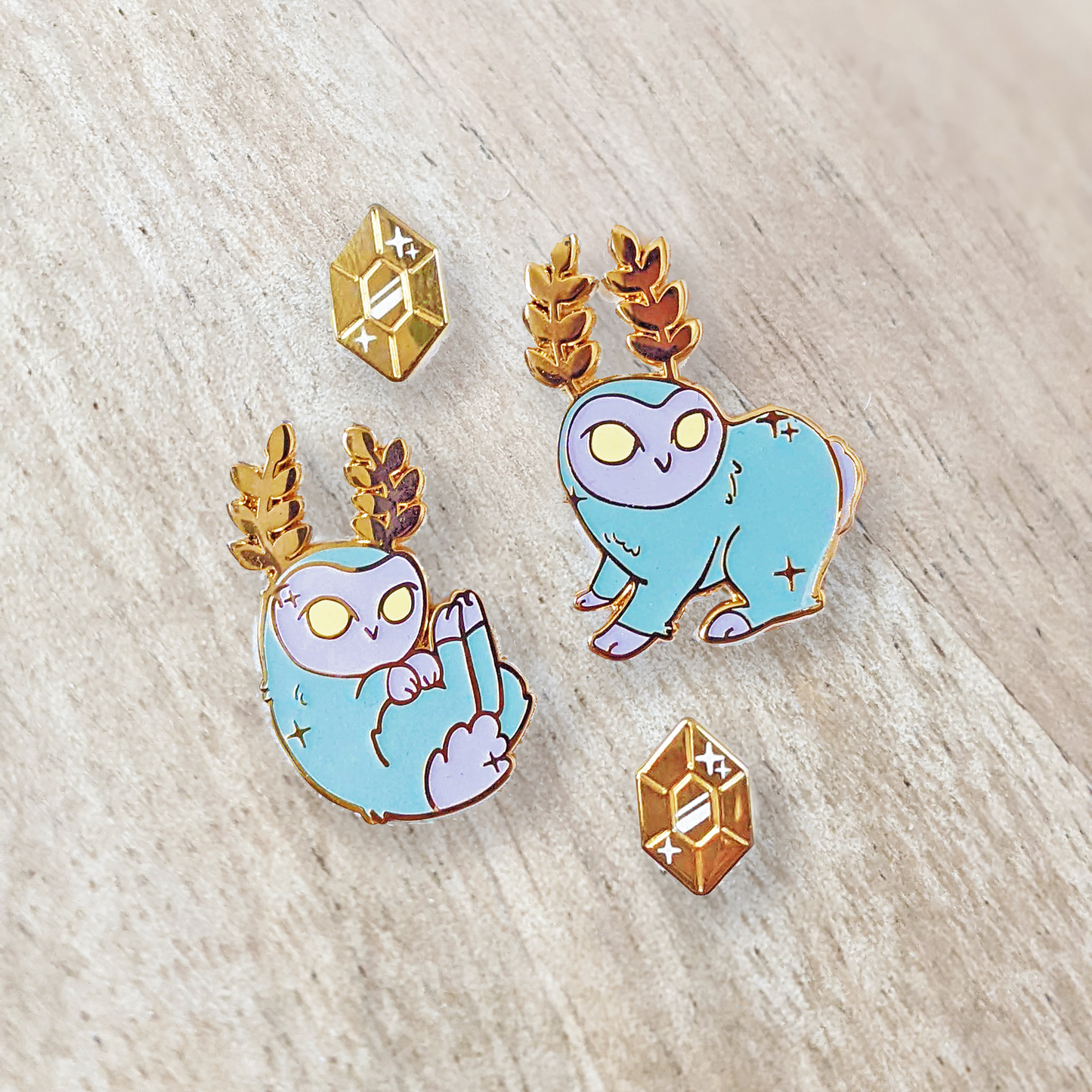 Pins - Glow in the dark blupees