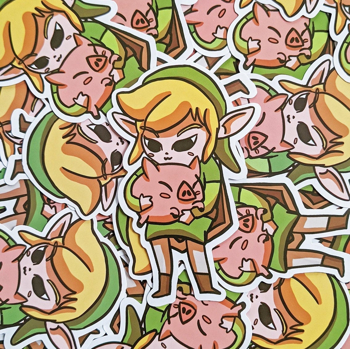 Sticker Set - Toon Link & Ocarina