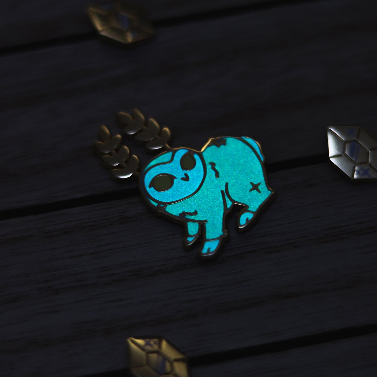 Pins - Glow in the dark blupees