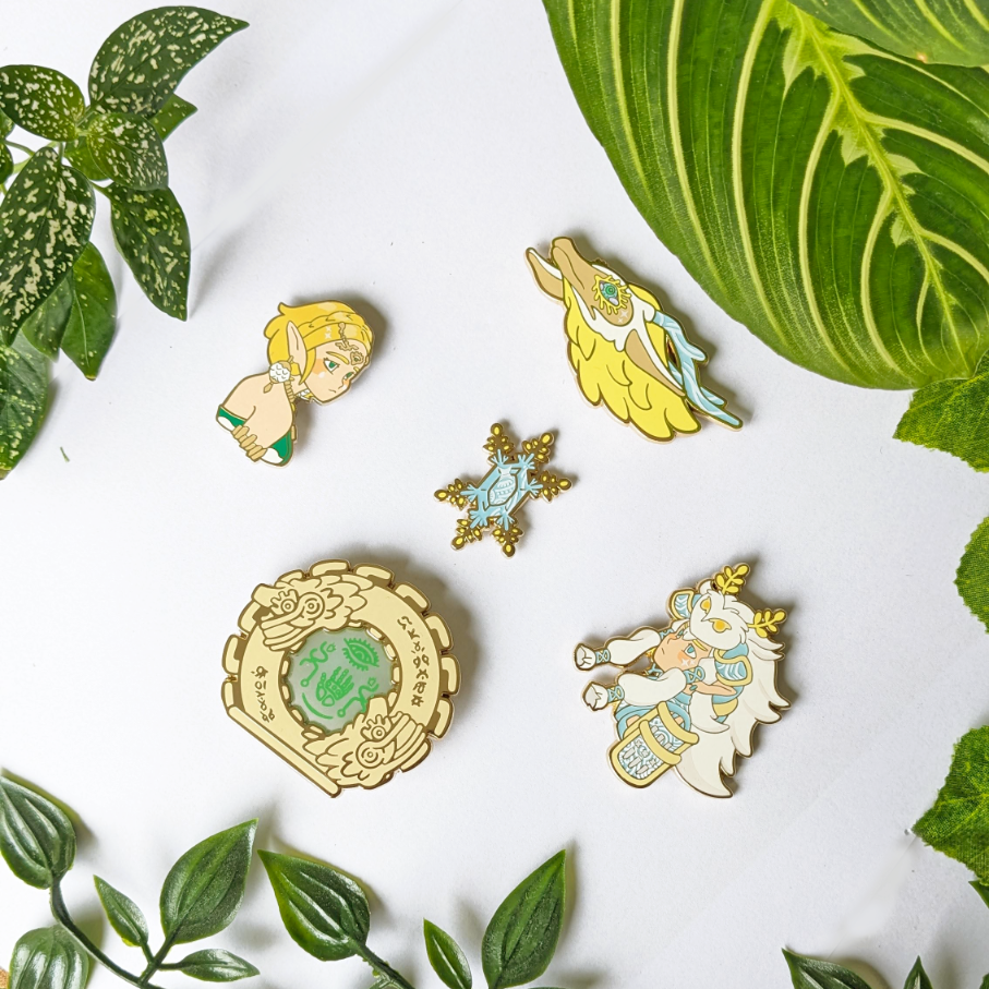 Set of 5 Pins - The Mystical Collection
