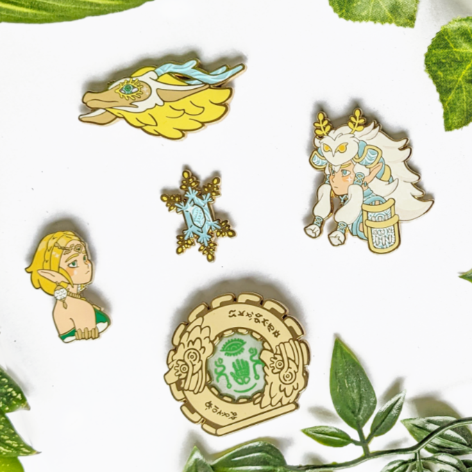 Set of 5 Pins - The Mystical Collection