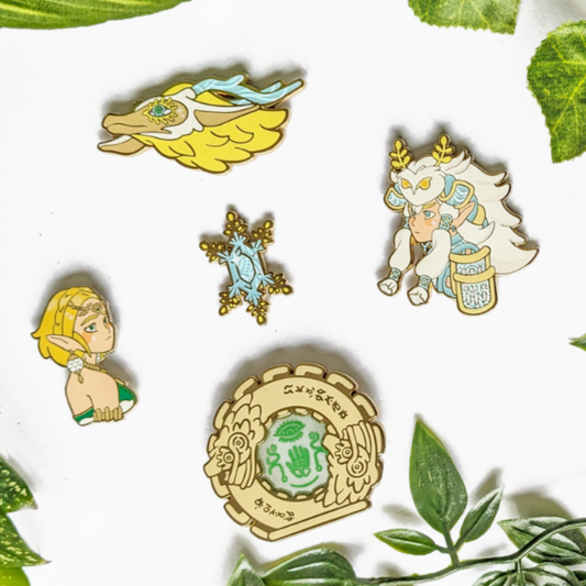 Set of 5 Pins - The Mystical Collection