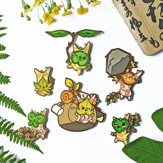 Set of 6 Pins - Korok Friends