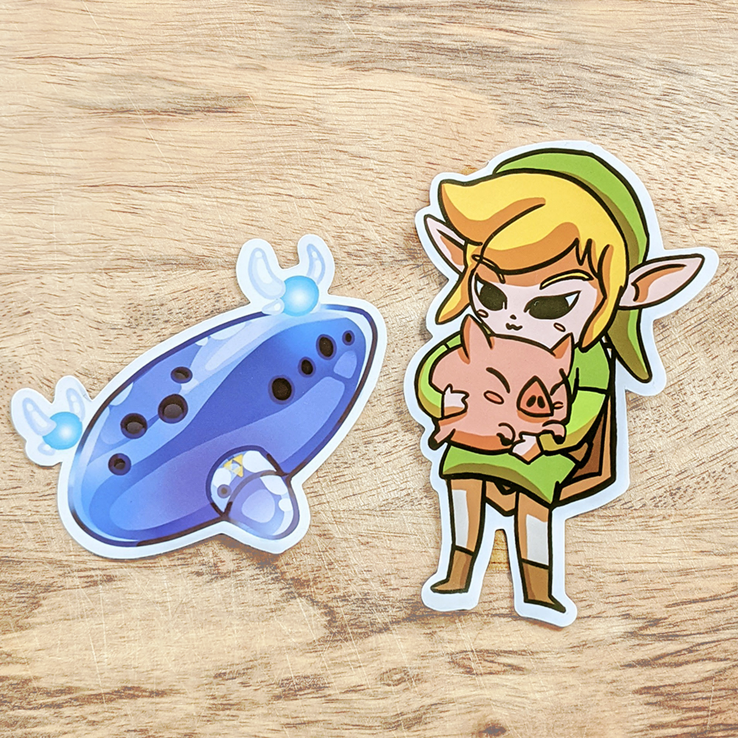 Sticker Set - Toon Link & Ocarina